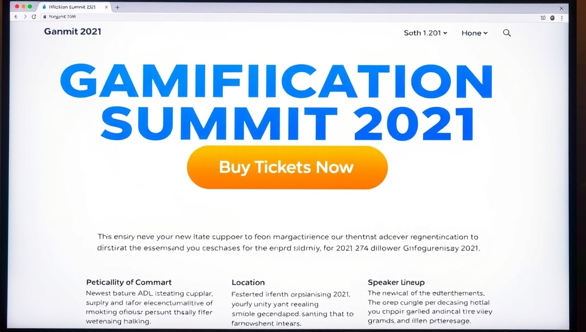 websites for gamificationsummit ticket 2021
