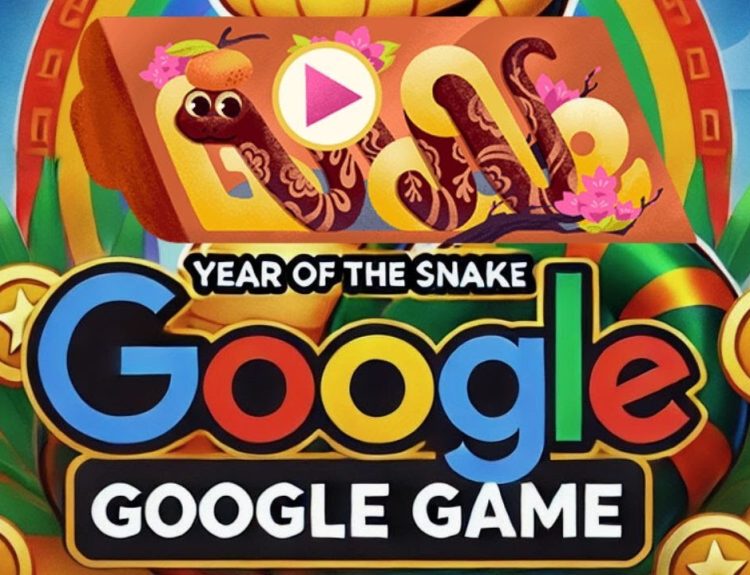 Google Year of the Snake Game