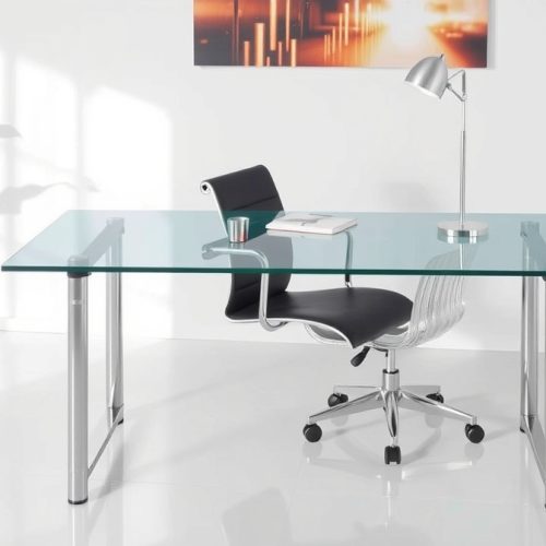Glass Desk