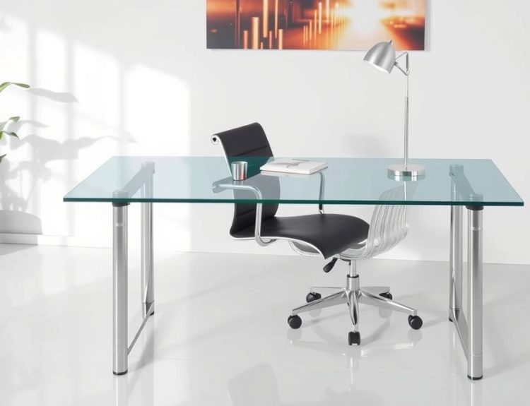 Glass Desk