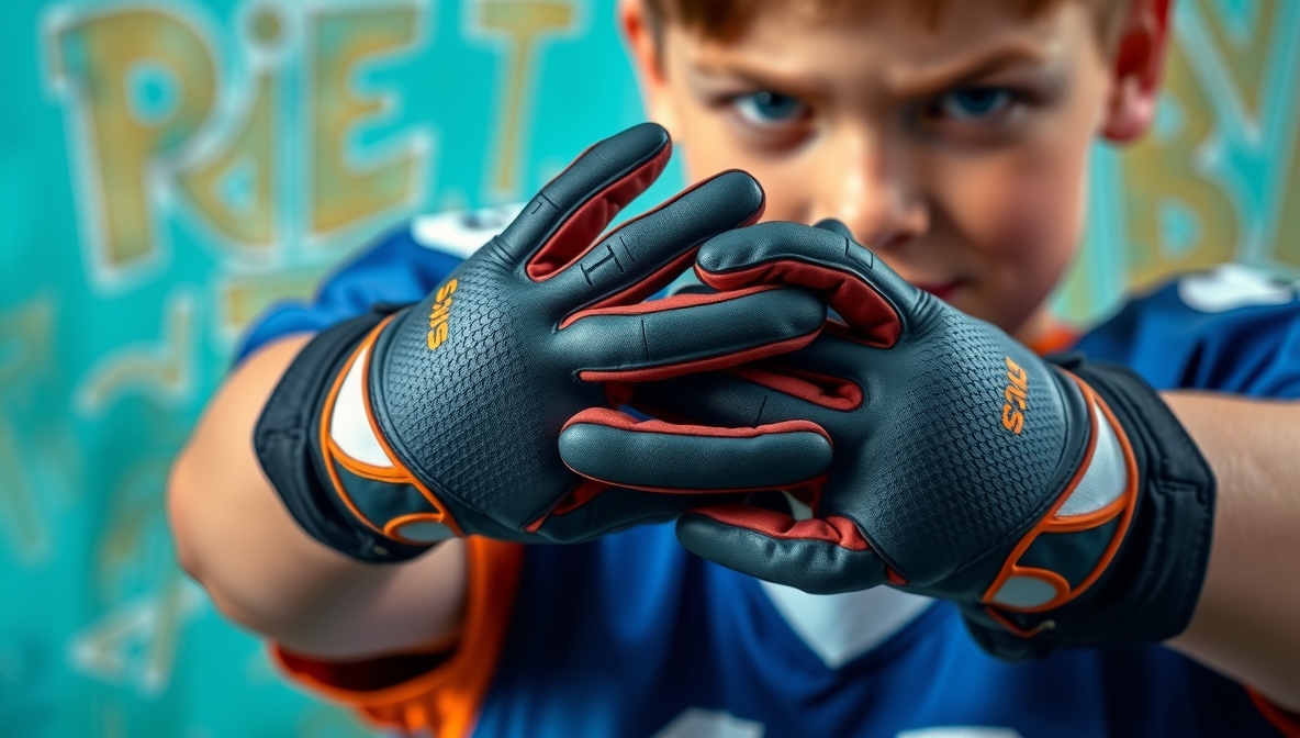 youth football gloves​