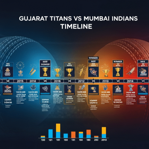 Gujarat Titans vs Mumbai Indians Timeline