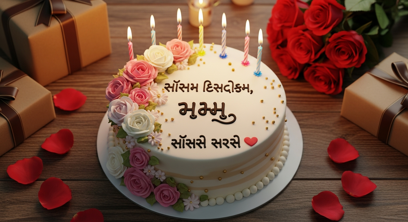 birthday wishes for mummy in Gujarati